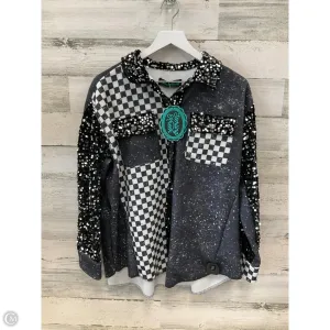 Jacket Shirt By Clothes Mentor In Black, Size: Xs