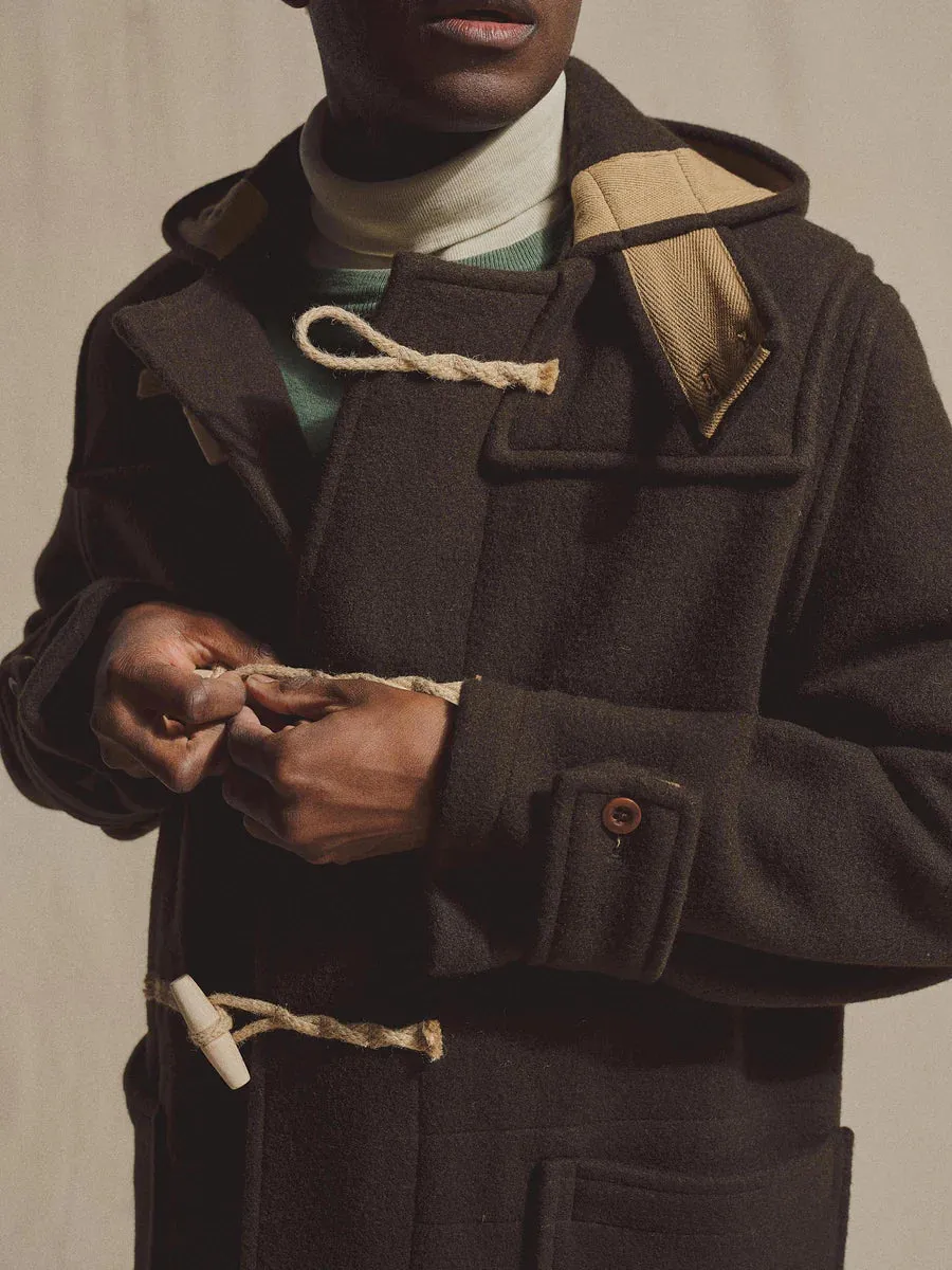 J.PRESS X BUCK MASON DUFFLE COAT - BROWN