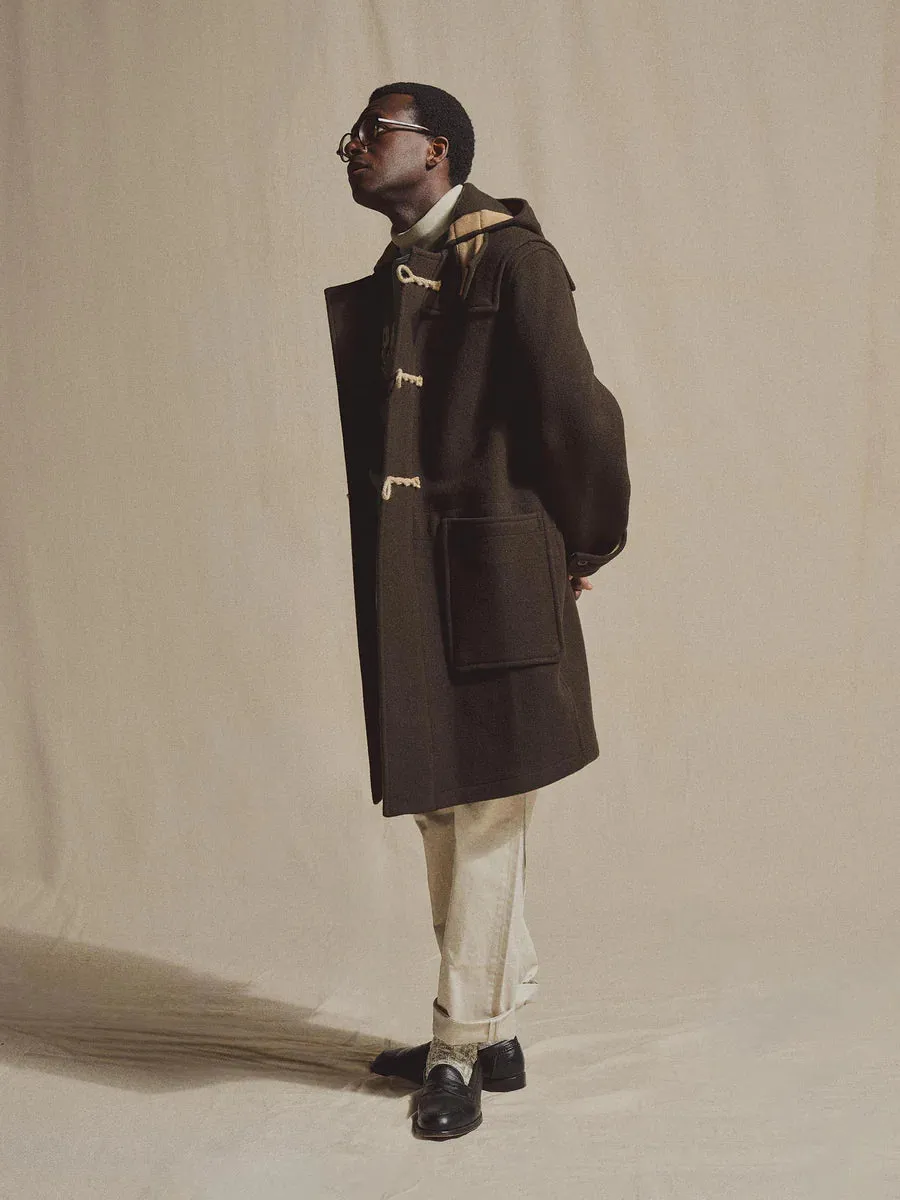 J.PRESS X BUCK MASON DUFFLE COAT - BROWN