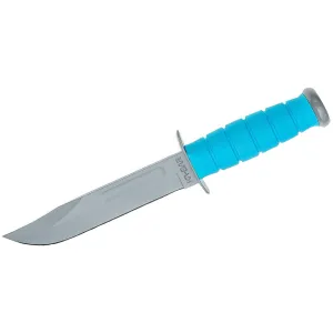 Ka-Bar Fighting Knife - USSF Space Bar 7 inch Gray Blade Blue Handle | KB1313SF