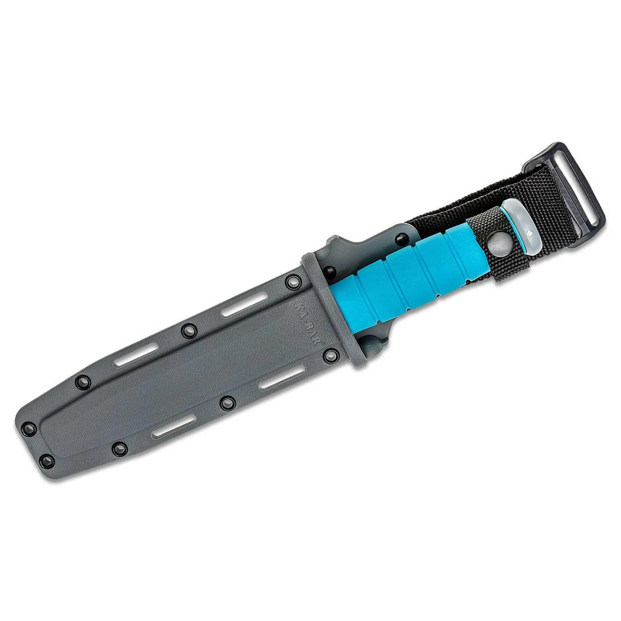Ka-Bar Fighting Knife - USSF Space Bar 7 inch Gray Blade Blue Handle | KB1313SF
