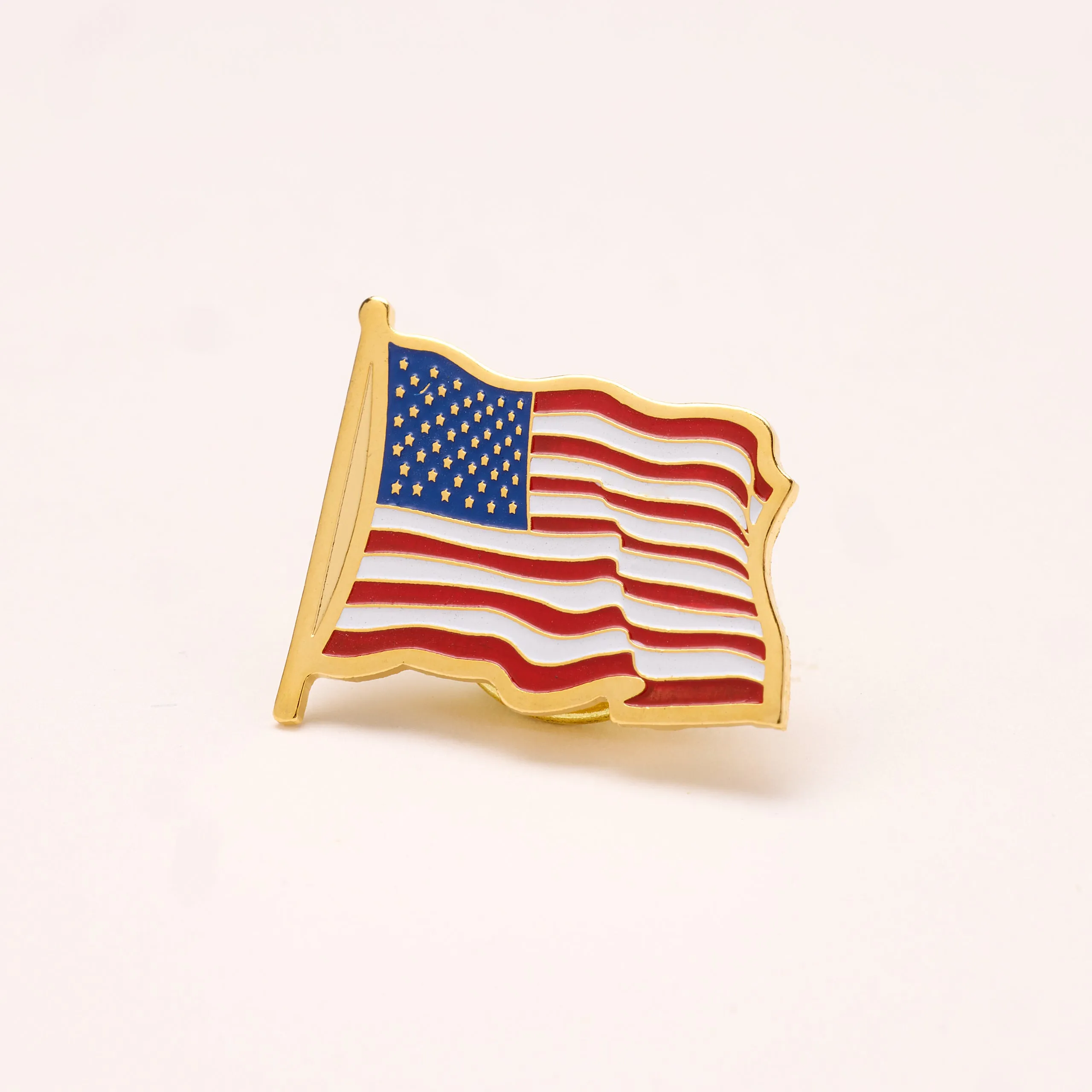 Lapel Pin- Wavy Flag