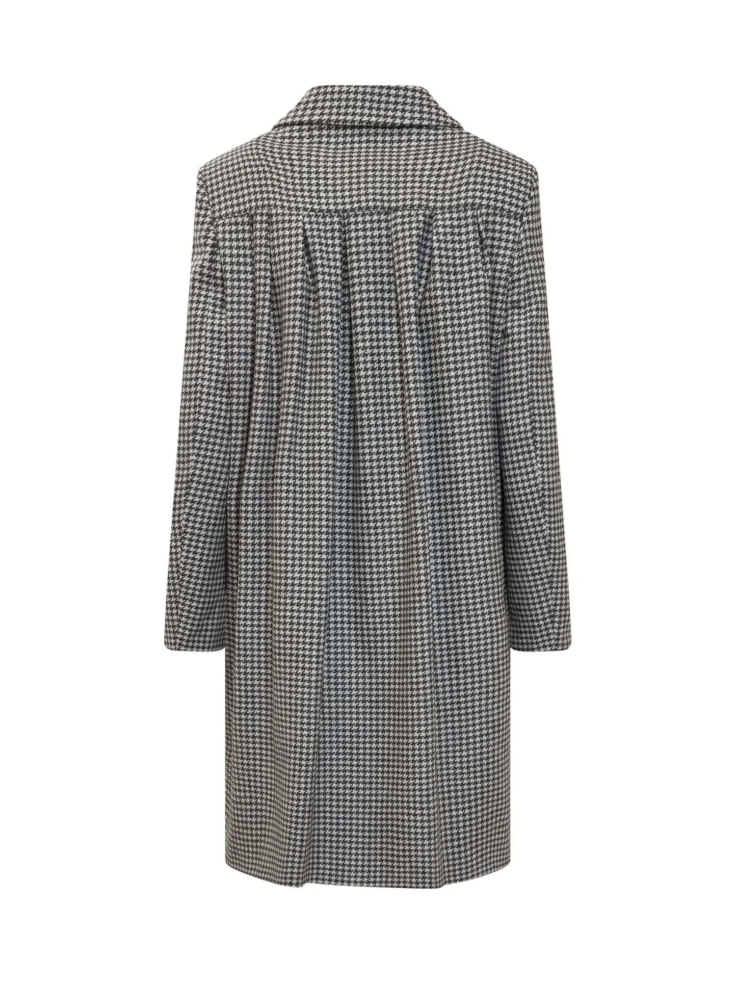 L'Autre Chose Checked Double Breasted Coat