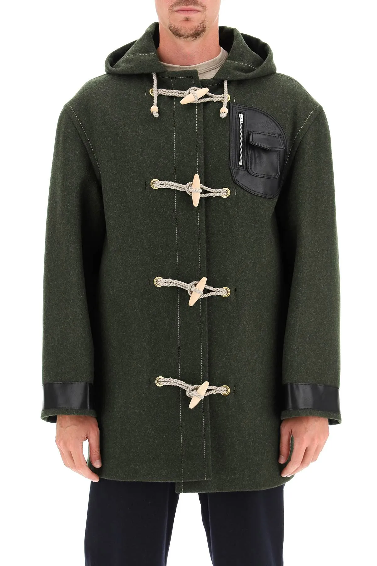 Maison Margiela Single-Breasted Duffle Coat