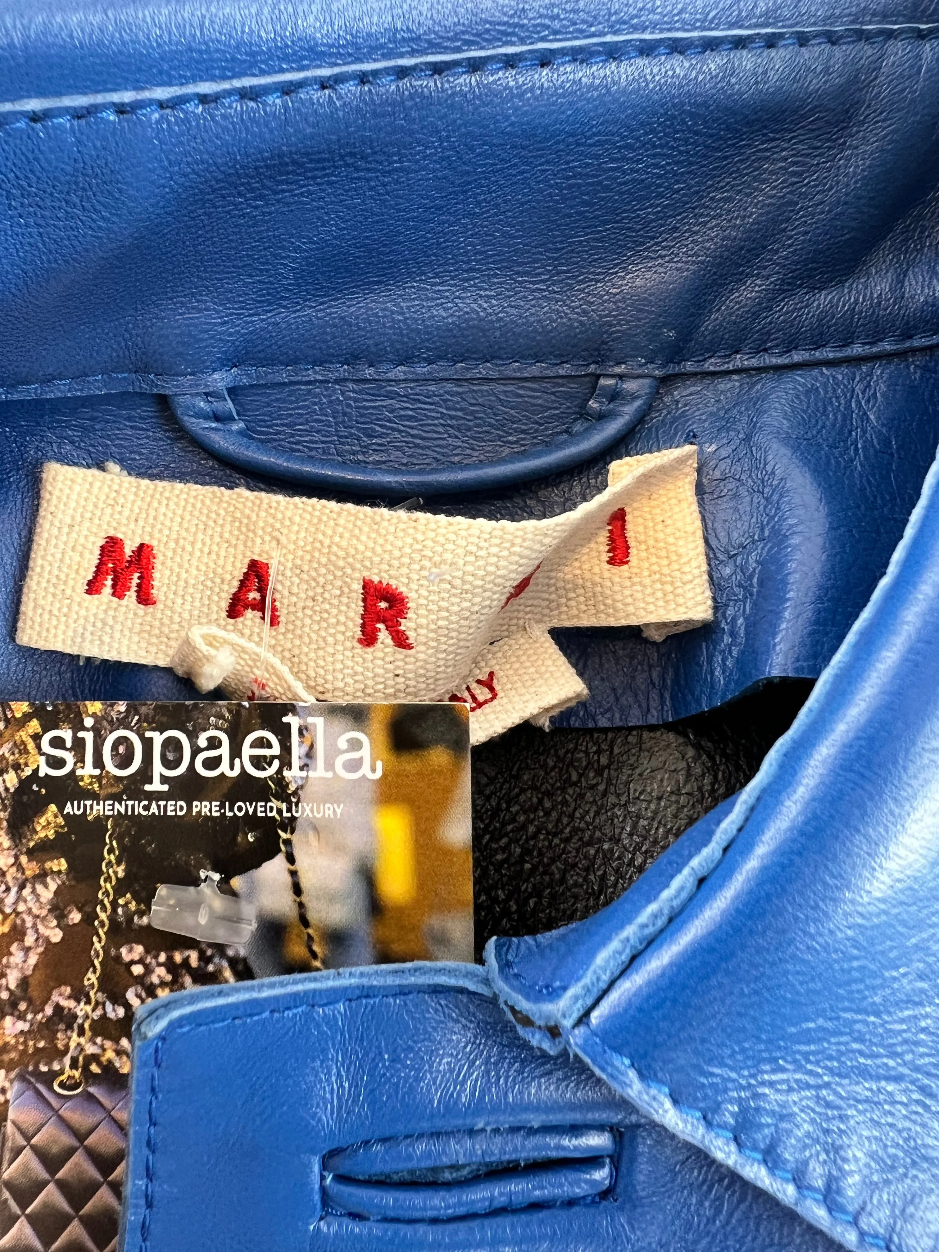Marni Size 40 Blue Jacket