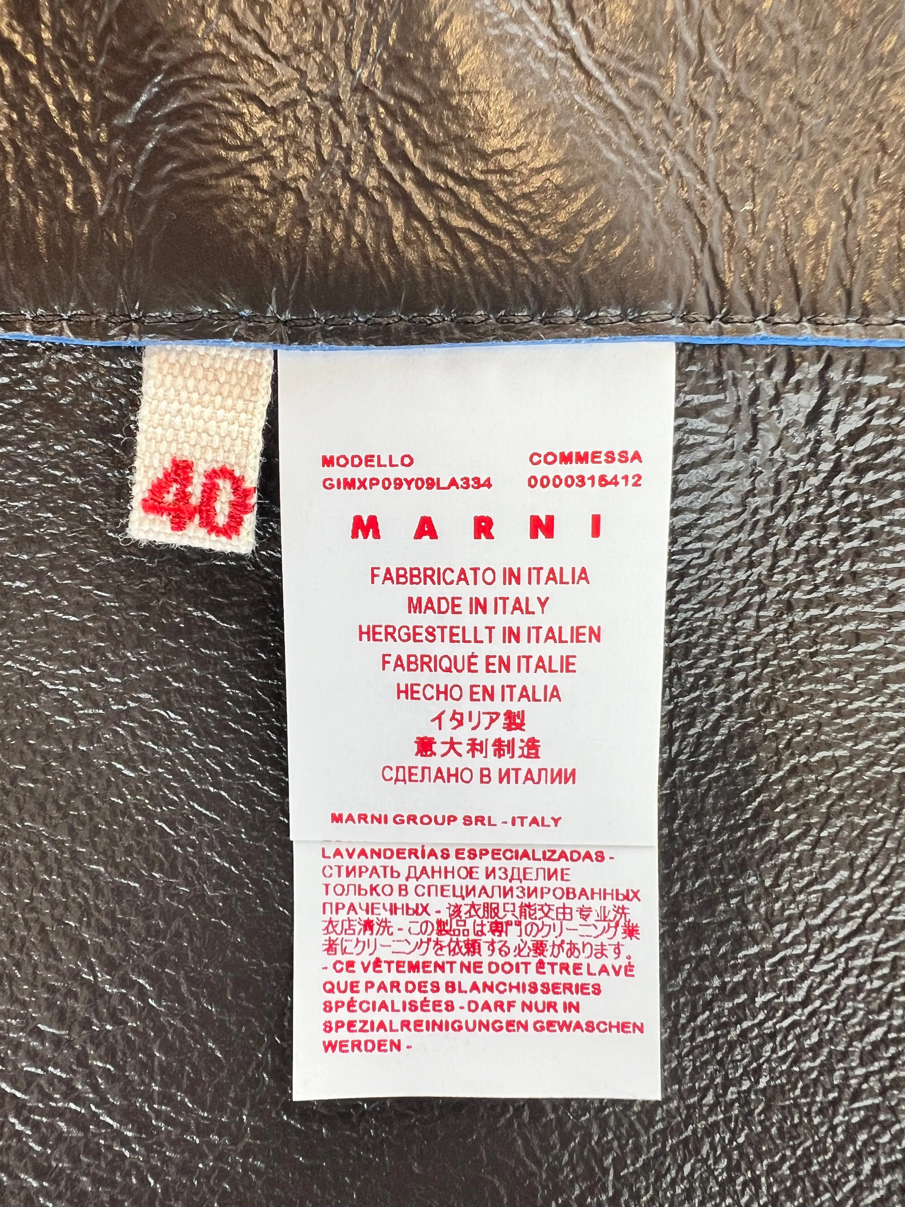 Marni Size 40 Blue Jacket