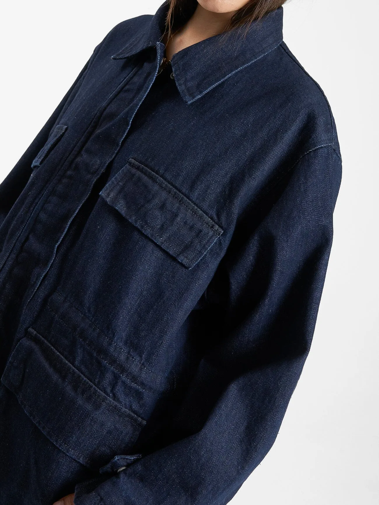 Meg Jacket - Raw Indigo