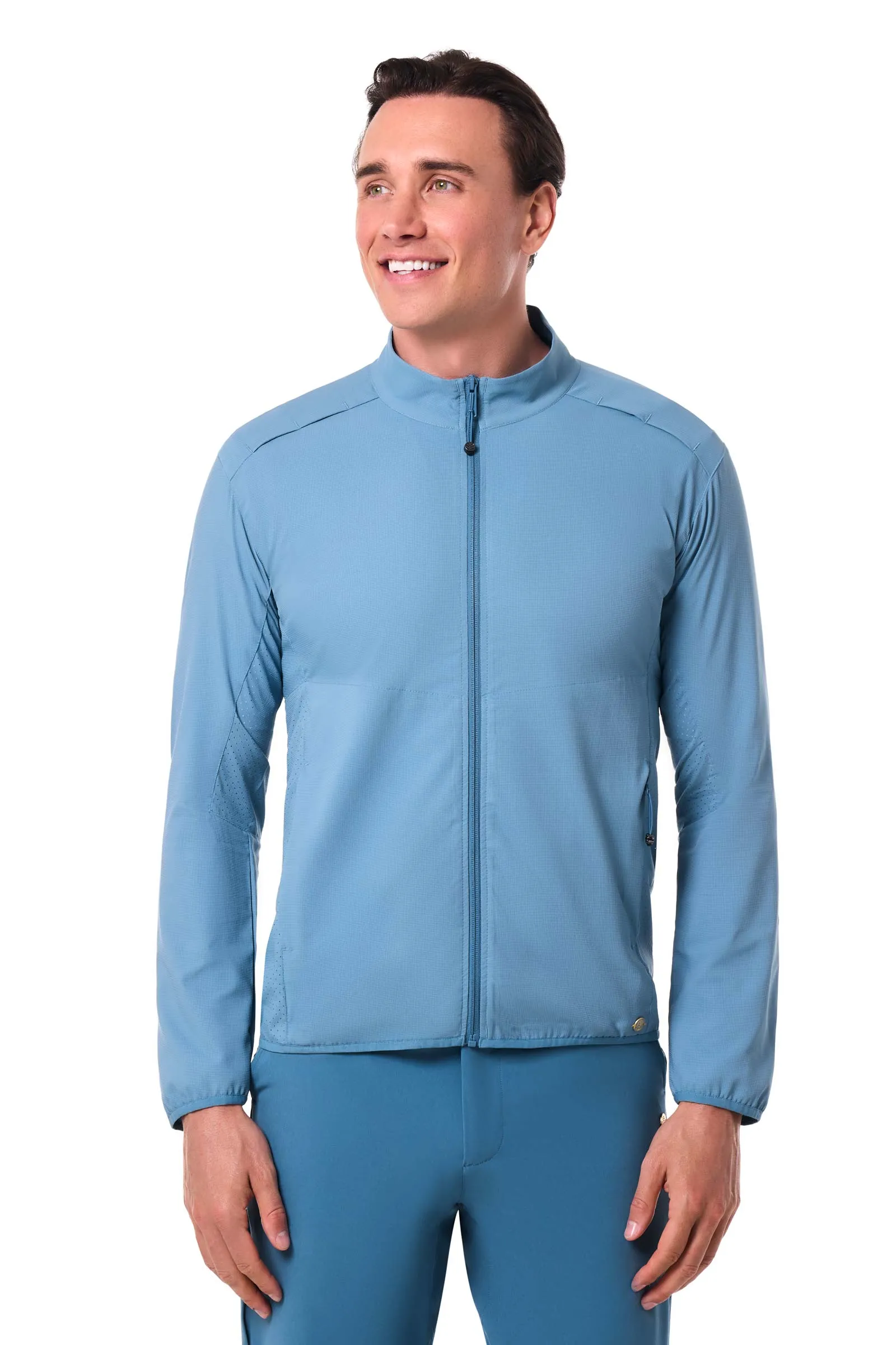 Men's Arcadian Packable Sunblock Jacket | Blue Dusk