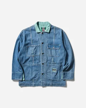 Men's Denim Work Jacket Blue