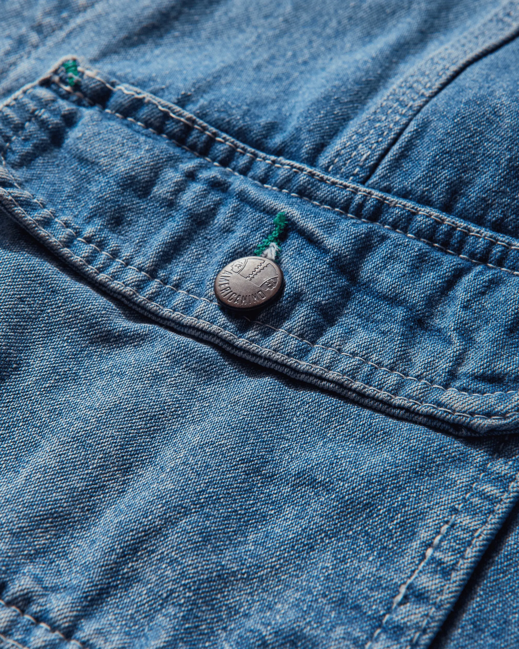 Men's Denim Work Jacket Blue