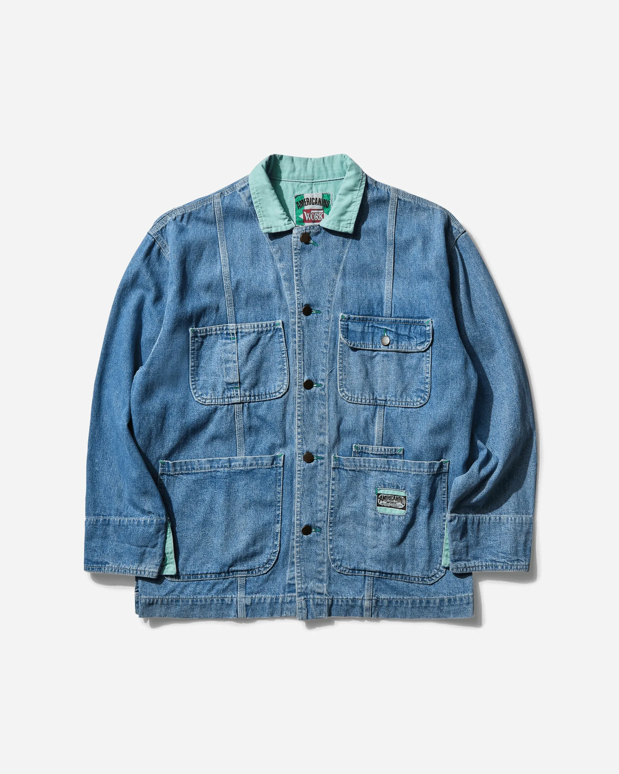 Men's Denim Work Jacket Blue