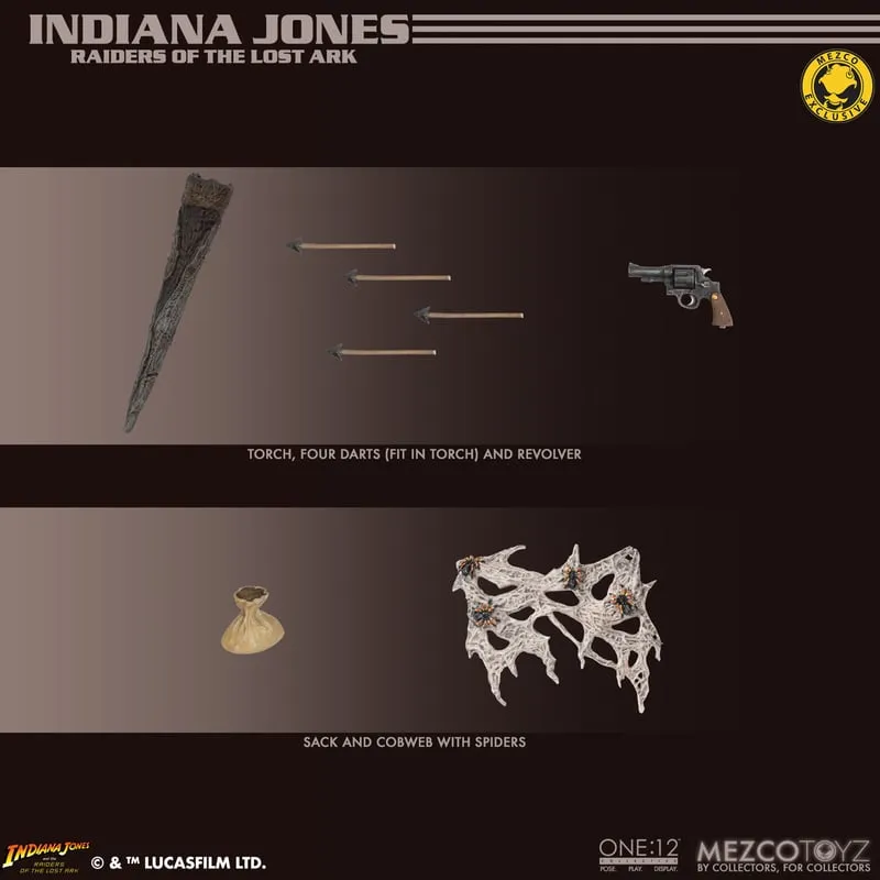 Mezco Toyz ONE:12 Collective: Indiana Jones Action Figure