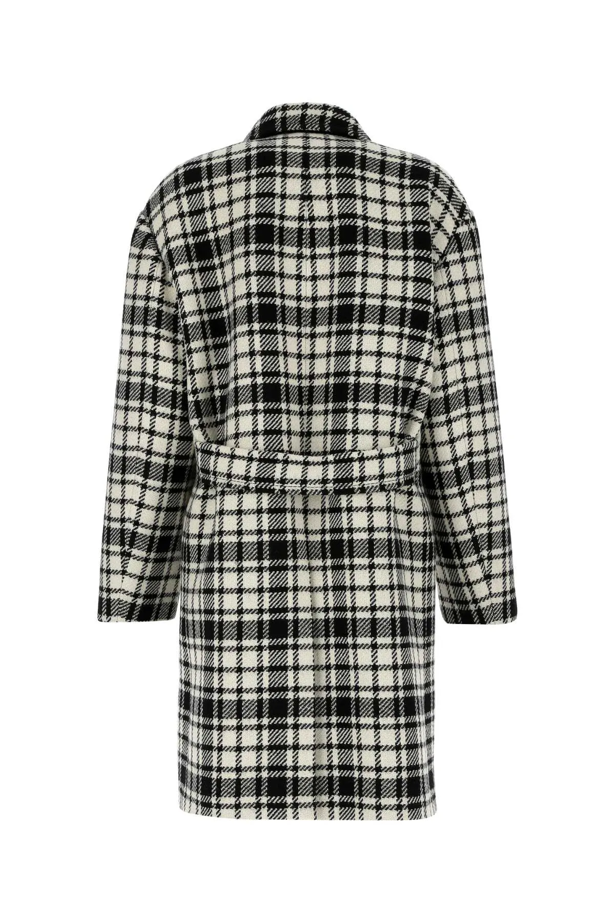 Miu Miu Checked Single-Breasted Coat