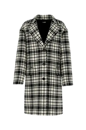 Miu Miu Checked Single-Breasted Coat