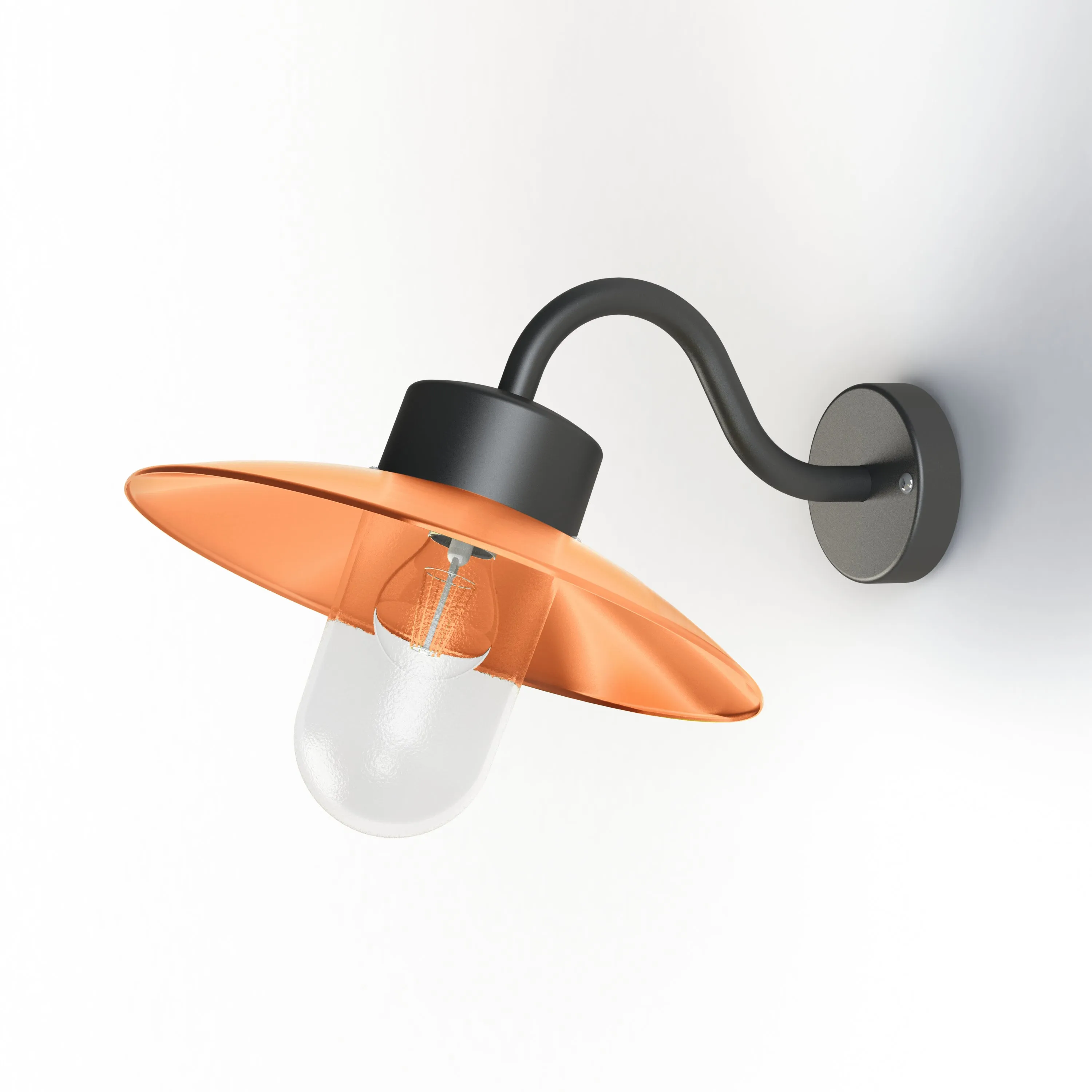 Modern Exterior Dome Lamp