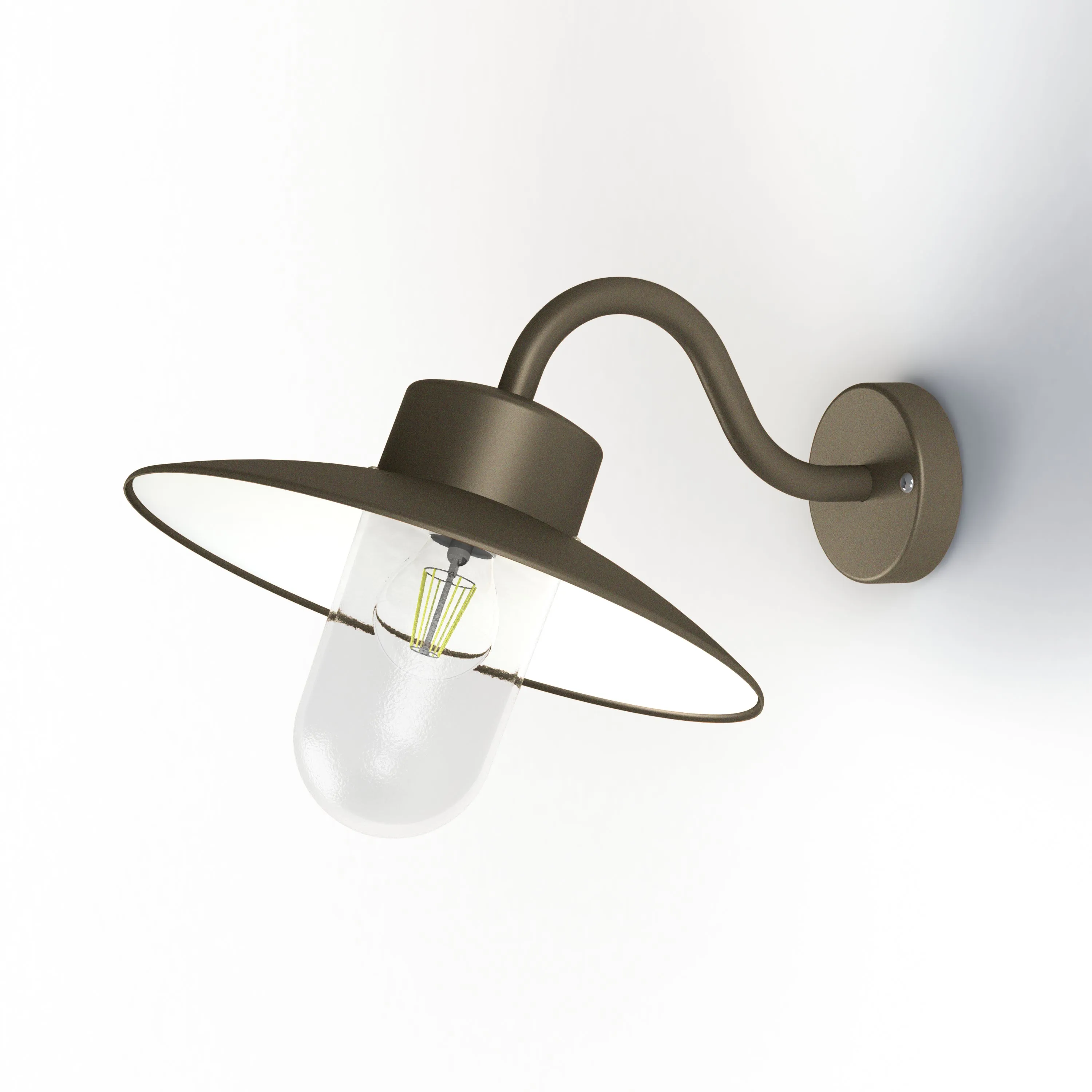 Modern Exterior Dome Lamp