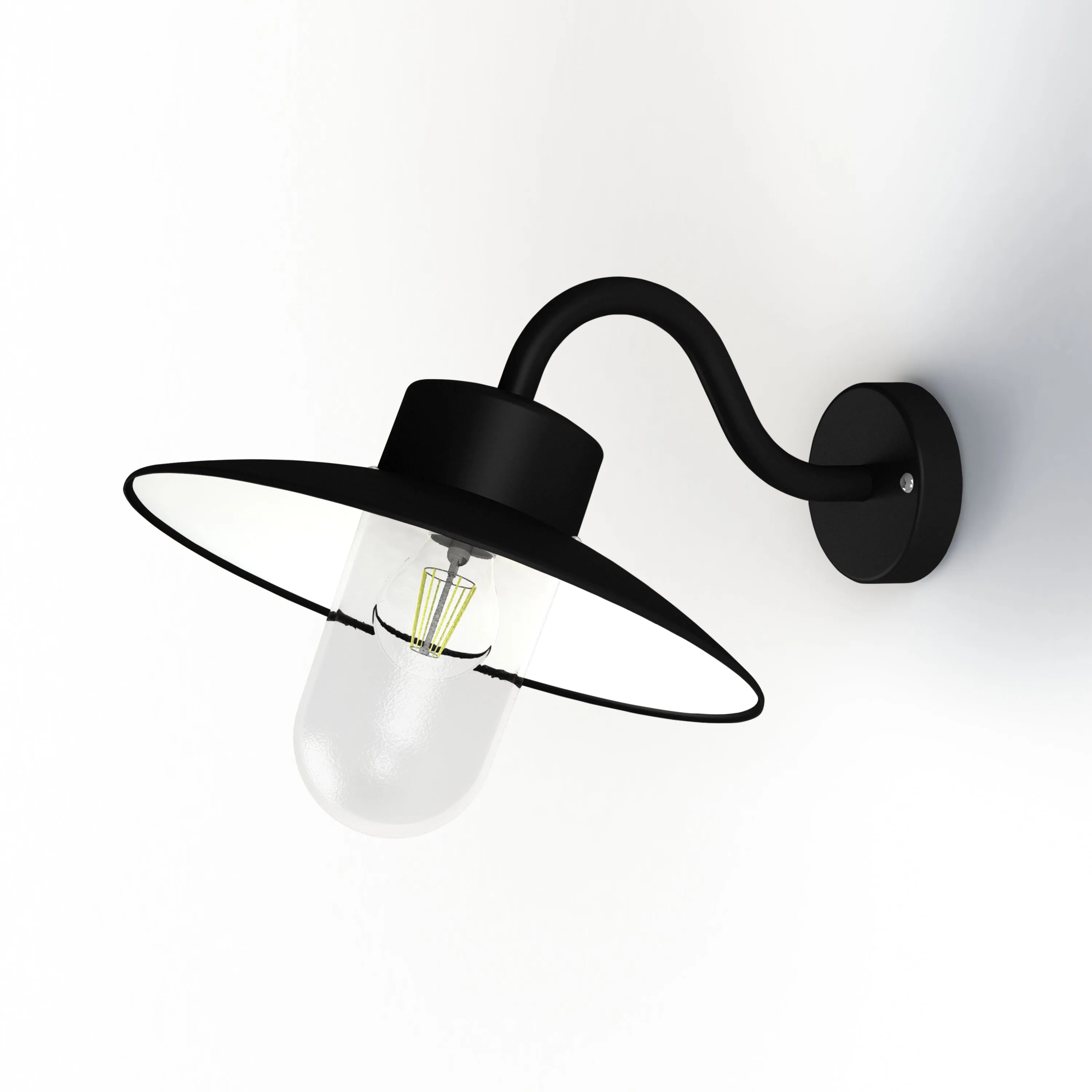Modern Exterior Dome Lamp