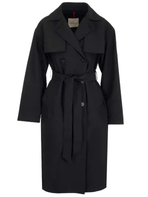 Moncler Belted Long-Sleeved Coat