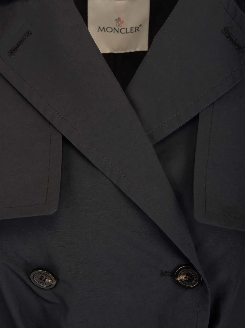 Moncler Belted Long-Sleeved Coat