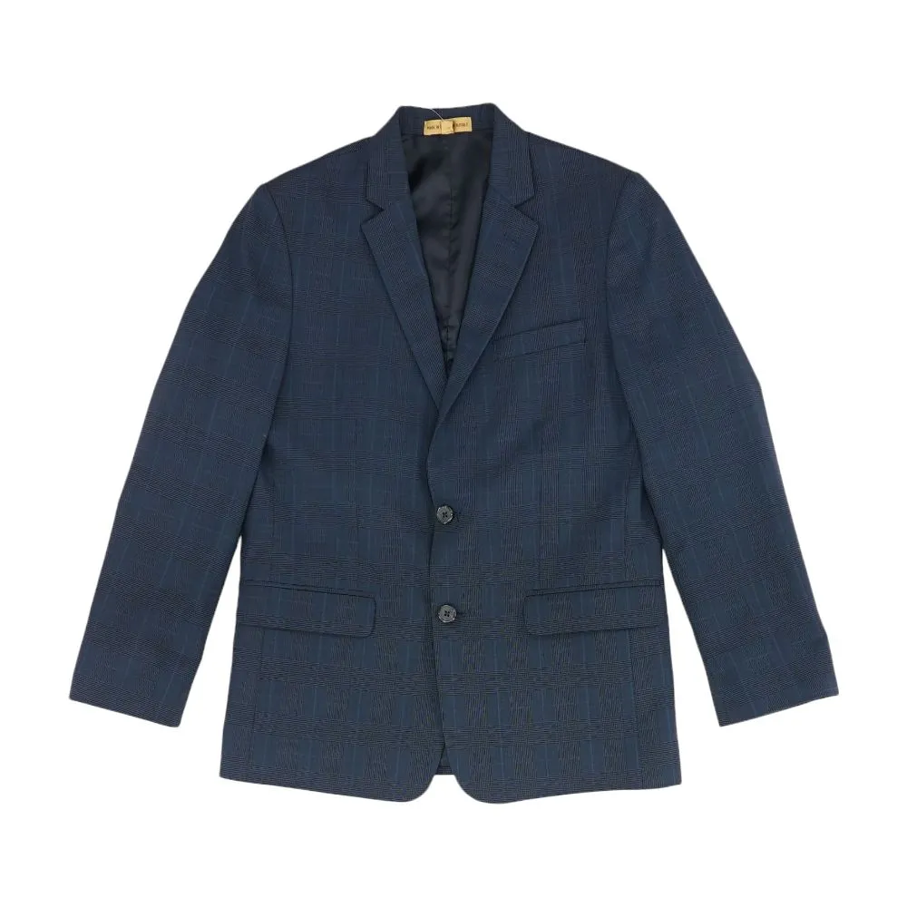 Navy Plaid Sport Coat