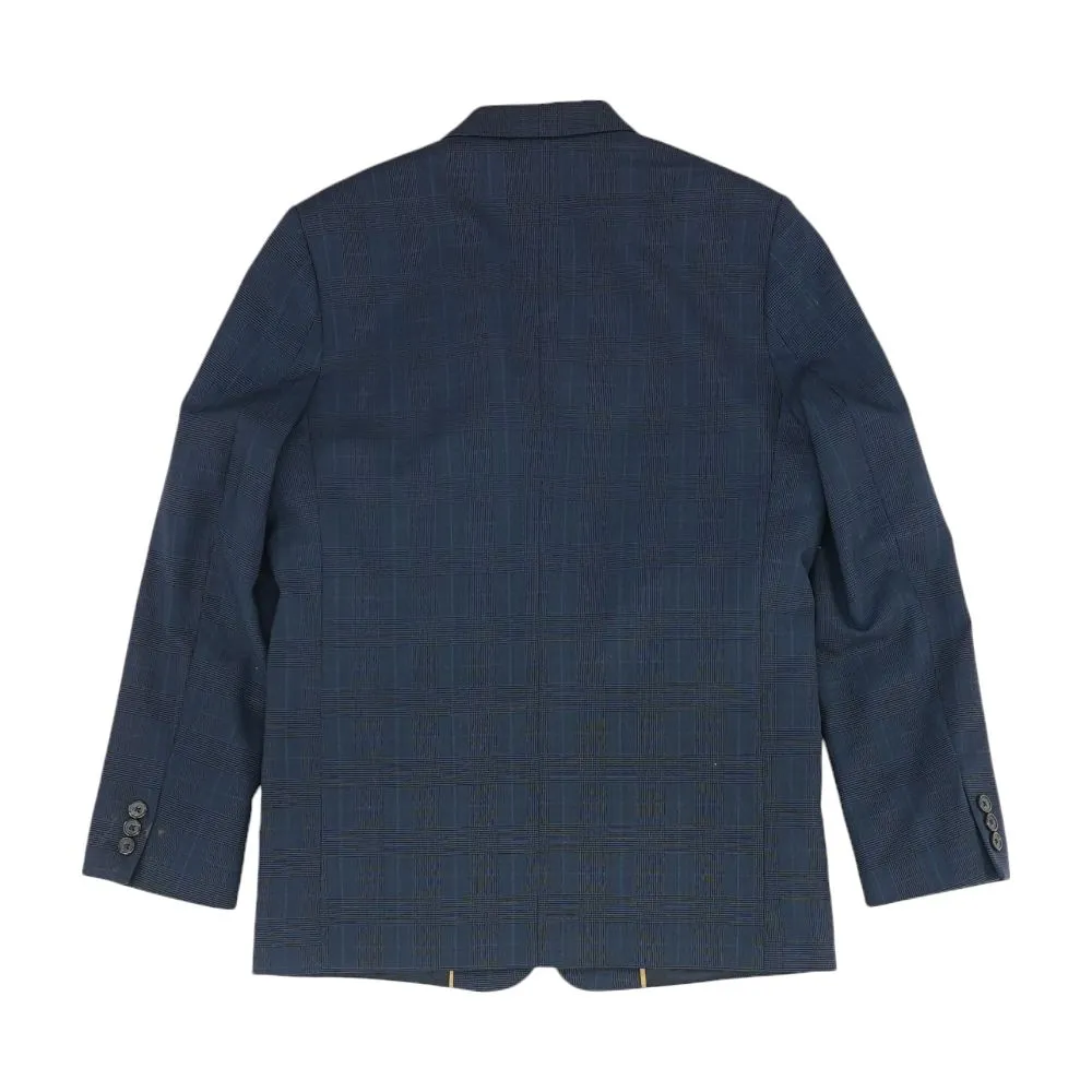Navy Plaid Sport Coat