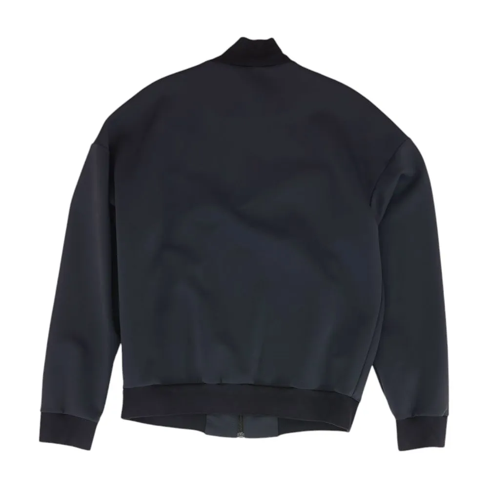 Navy Solid Bomber Jacket
