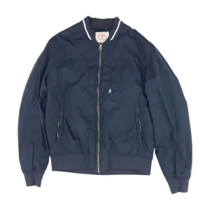 Navy Solid Bomber Jacket