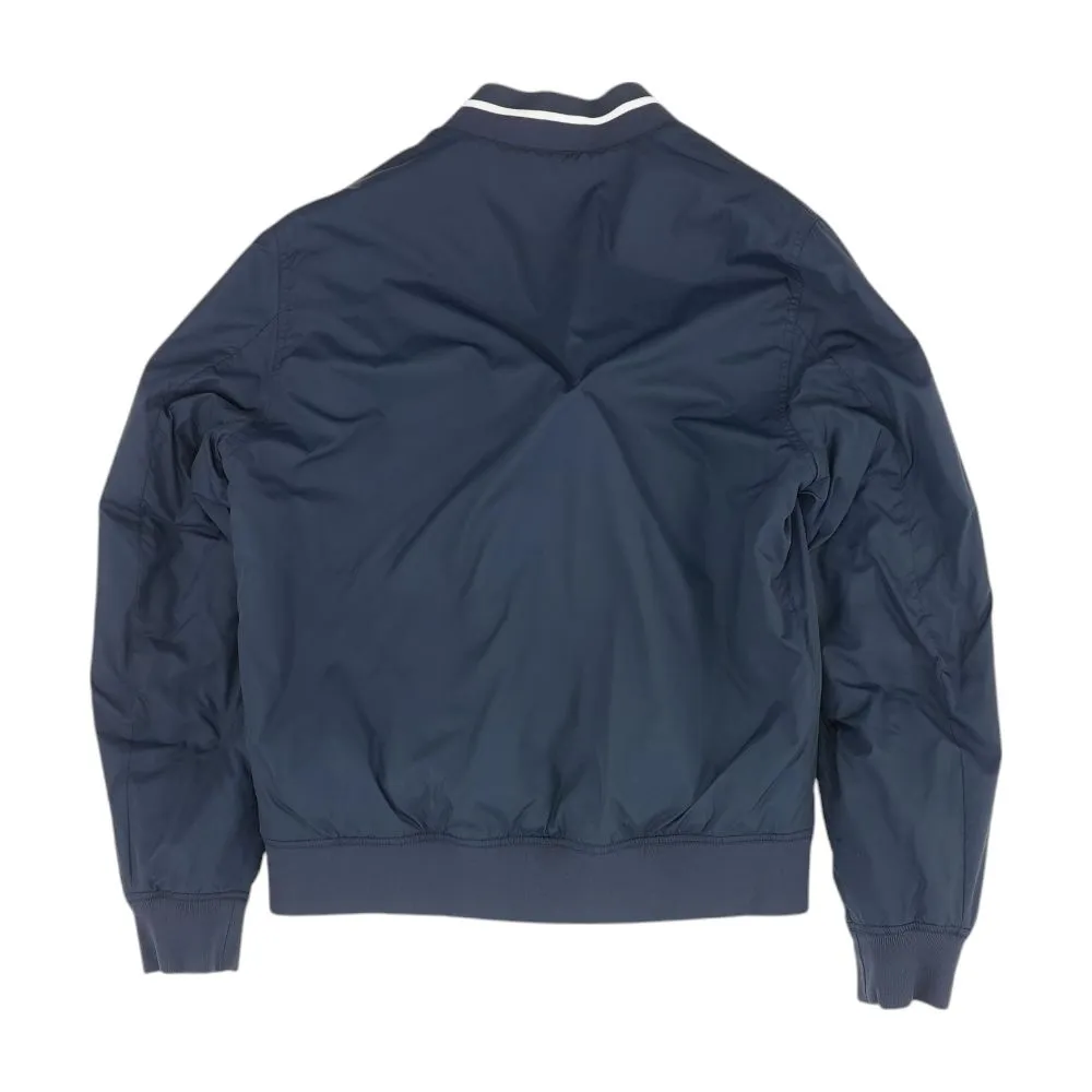 Navy Solid Bomber Jacket