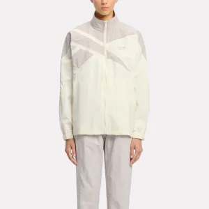 Open Hem Vector Track Jacket Chalk/Hazy Grey