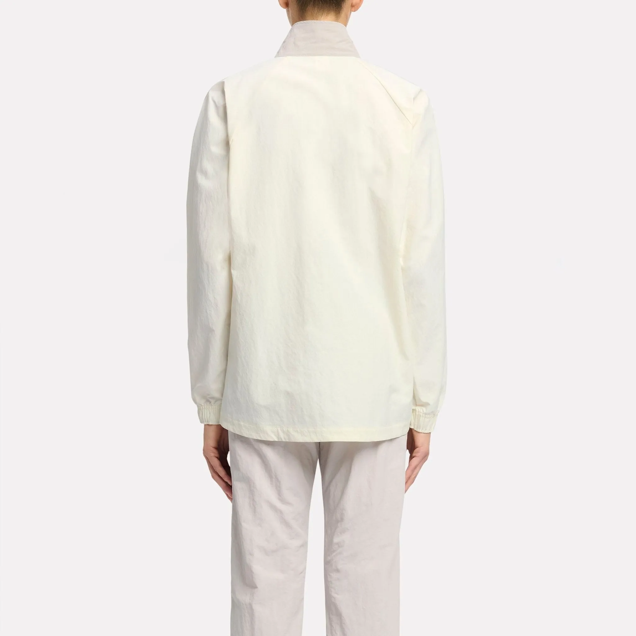Open Hem Vector Track Jacket Chalk/Hazy Grey