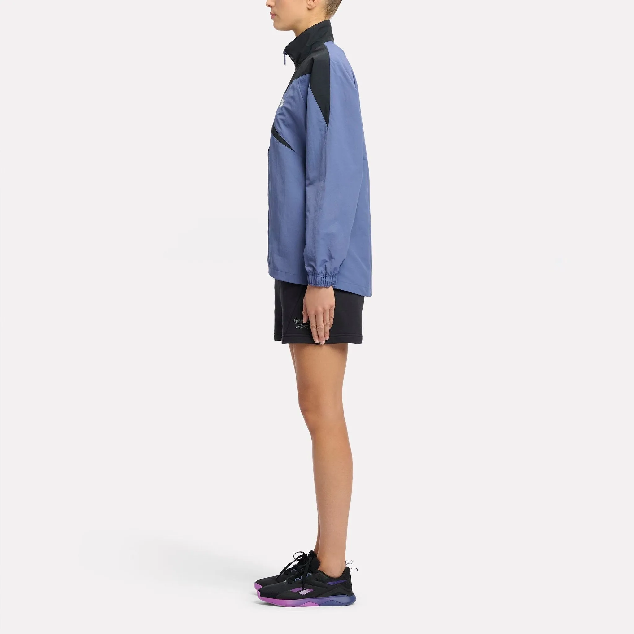 Open Hem Vector Track Jacket Twilight Purple/Night Black