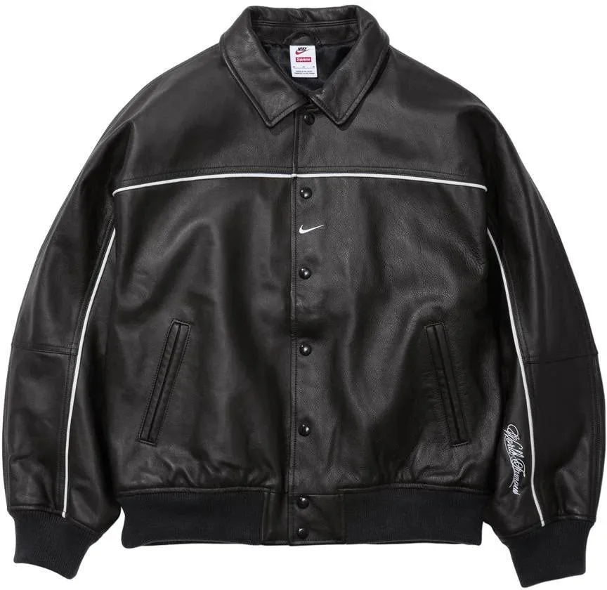 PREORDER SUPREME® NIKE® LEATHER VARSITY JACKET