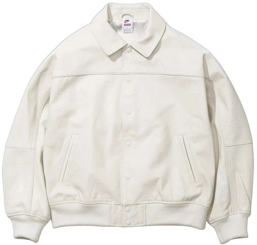 PREORDER SUPREME® NIKE® LEATHER VARSITY JACKET