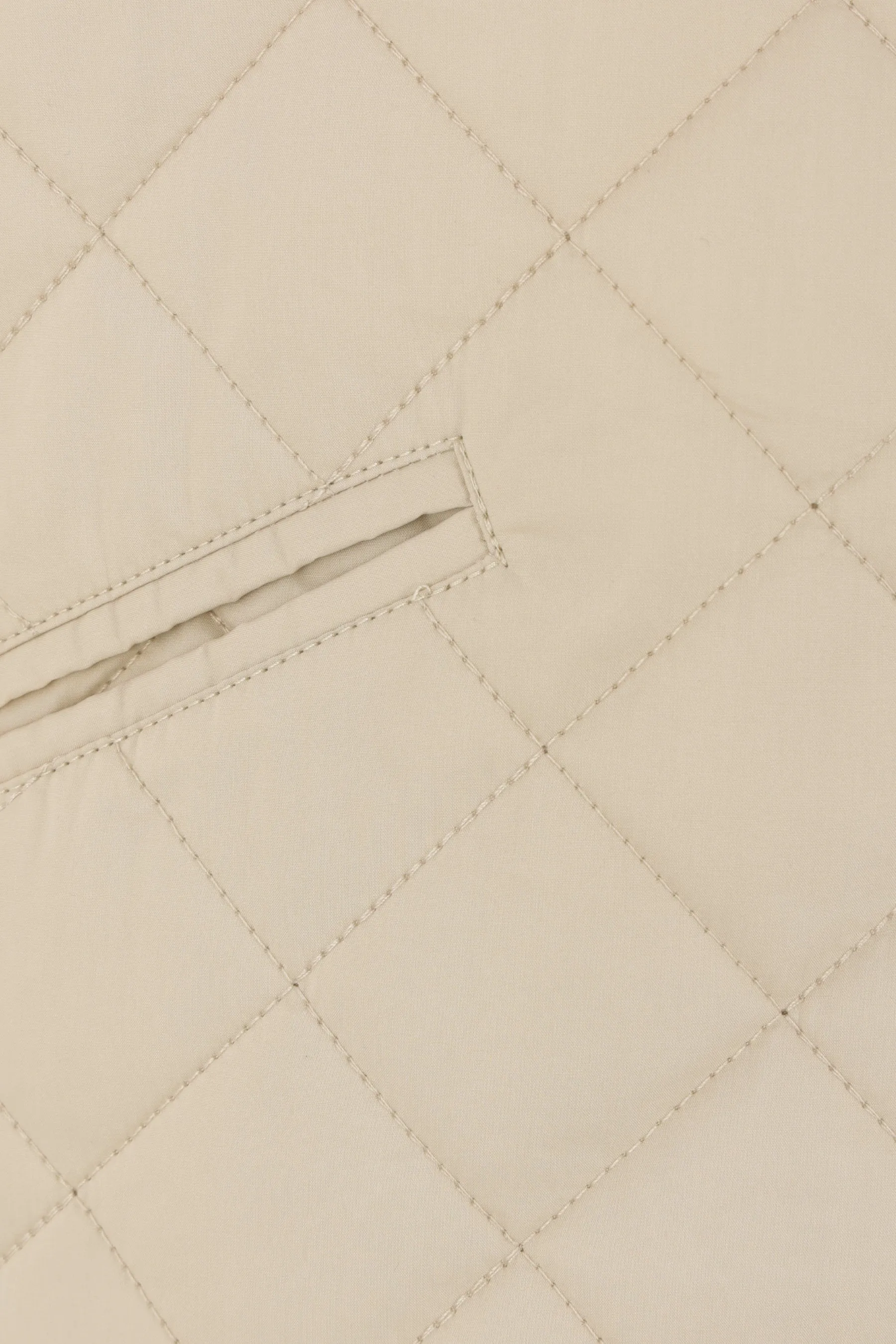 quilted cotton oversized jacket