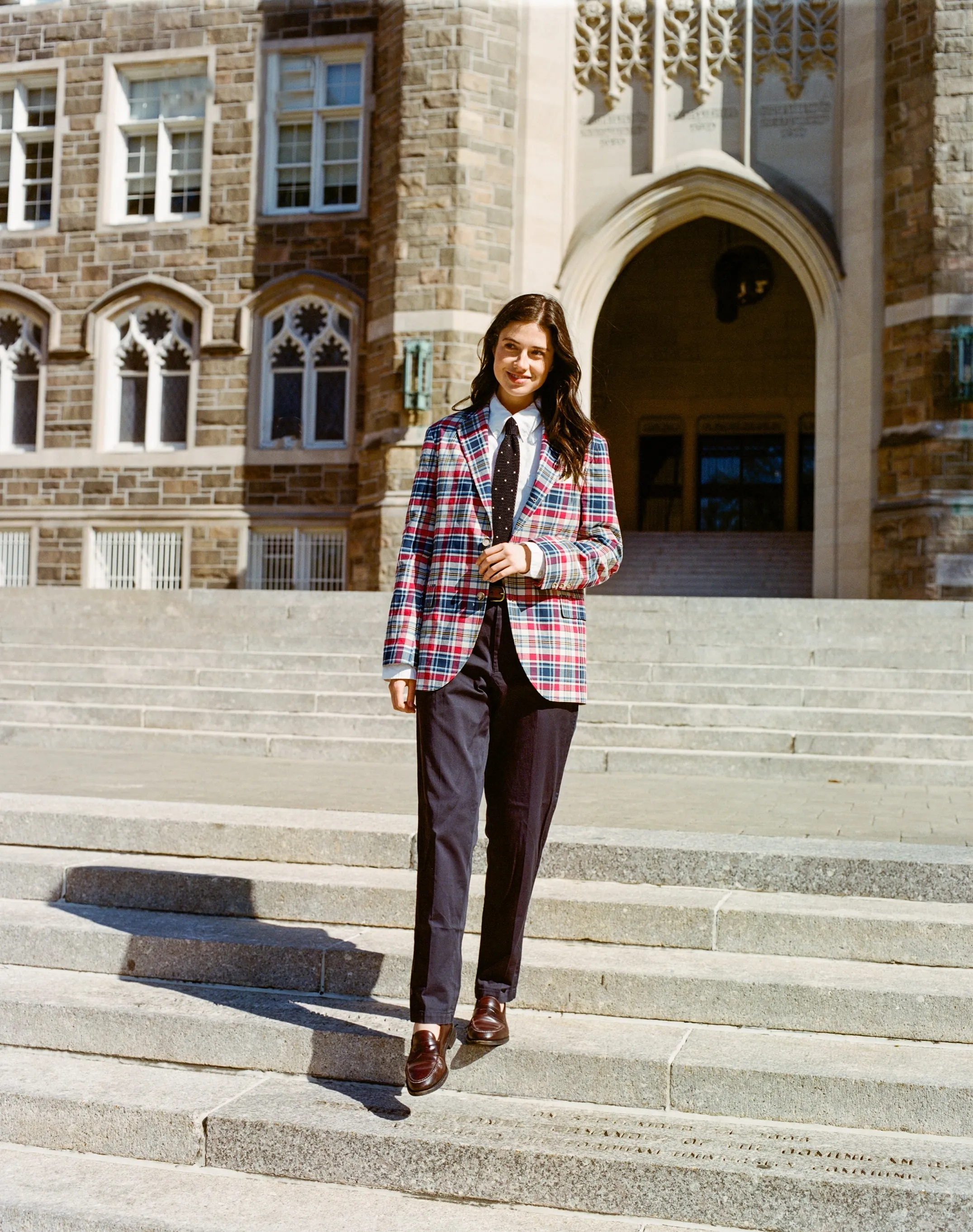 RED/BLUE/YELLOW COTTON MADRAS SPORT COAT
