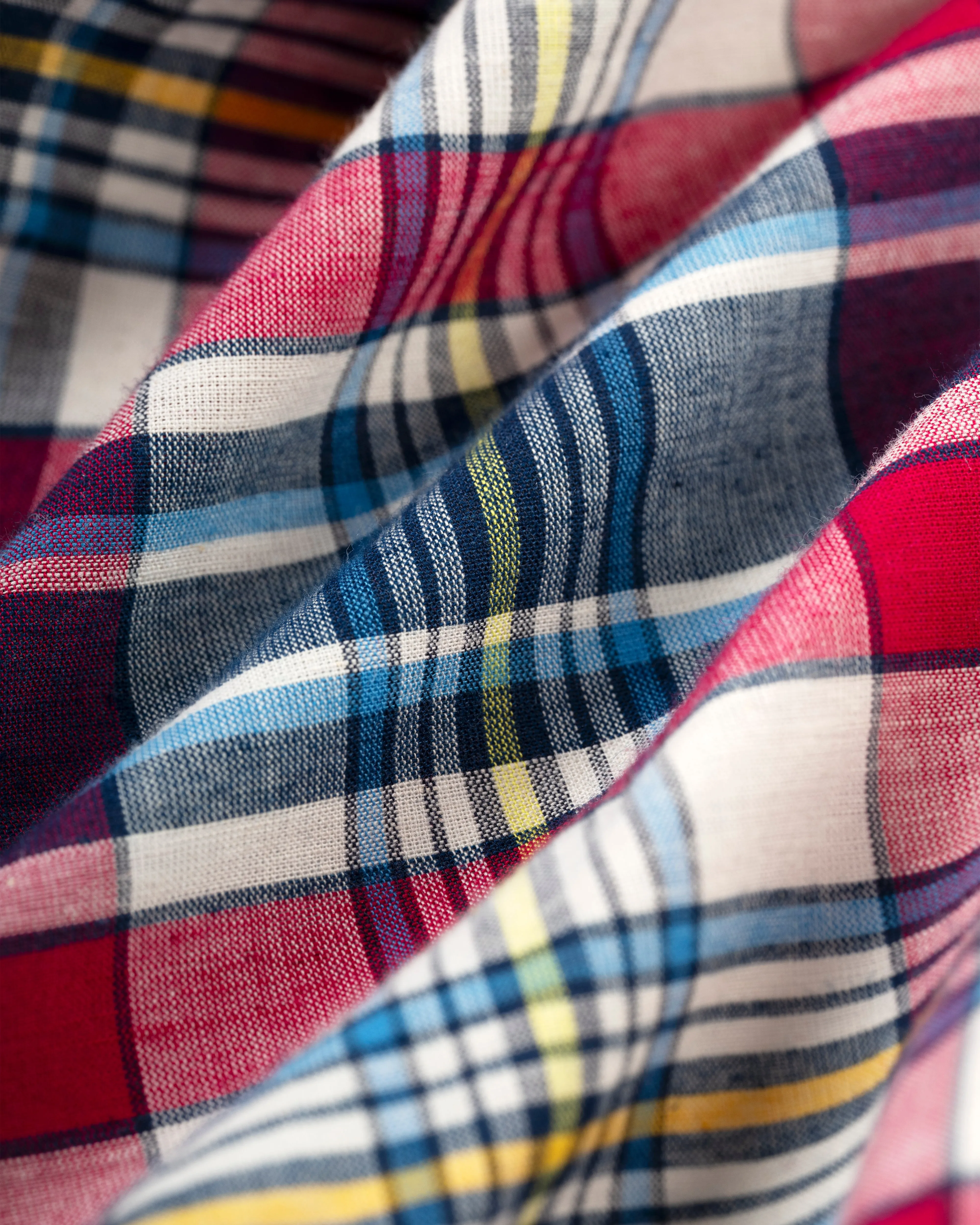 RED/BLUE/YELLOW COTTON MADRAS SPORT COAT