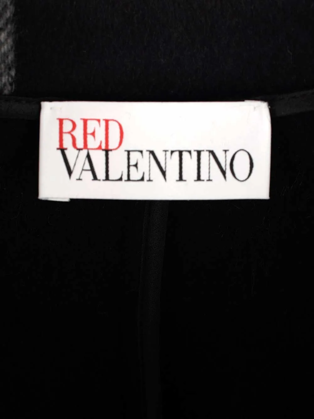 REDValentino Checked Belted Coat