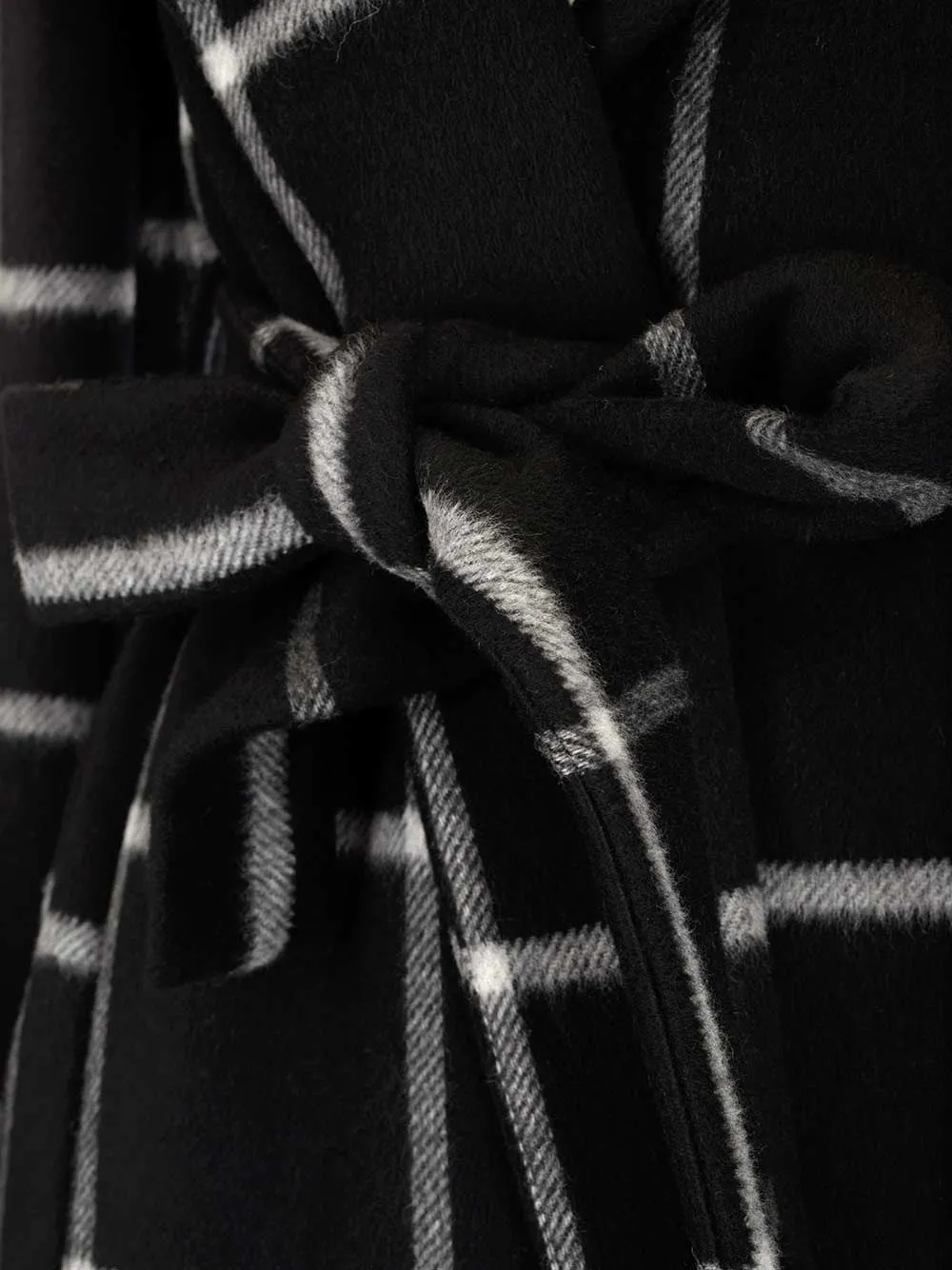 REDValentino Checked Belted Coat