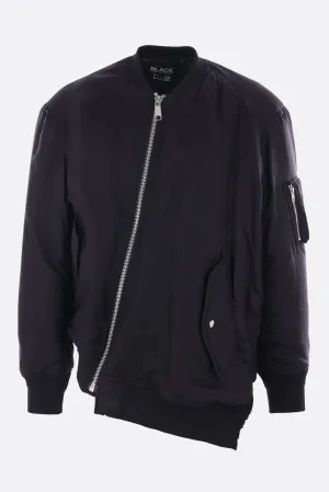 reversible asymmetrical bomber jacket.