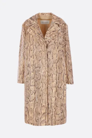 Ricca coat in sequinned cotton