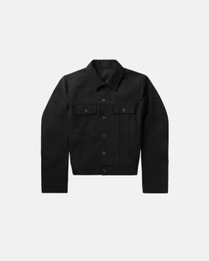 Rick Owens Woven Jacket Trucker Jkt Black