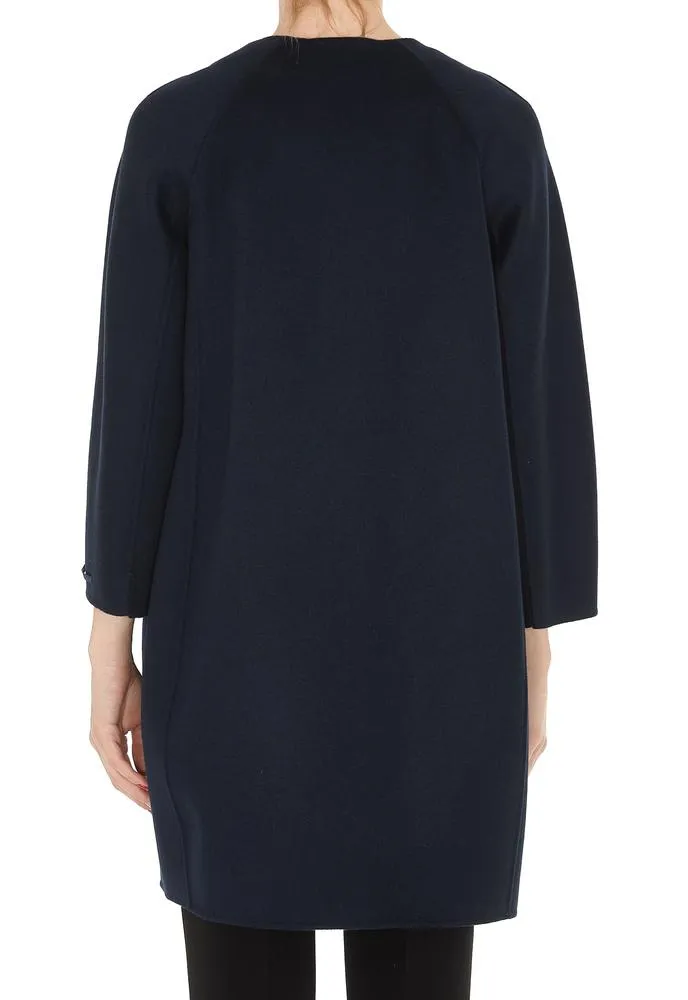 'S Max Mara Collarless Coat