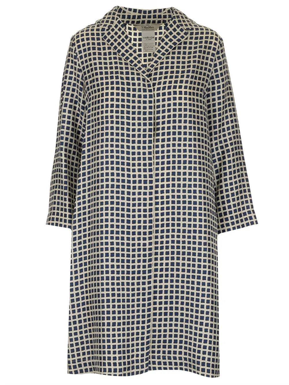 'S Max Mara Square Print Coat
