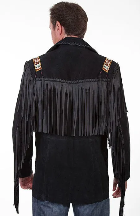 Scully 902 Black Boar Suede Mens Jacket