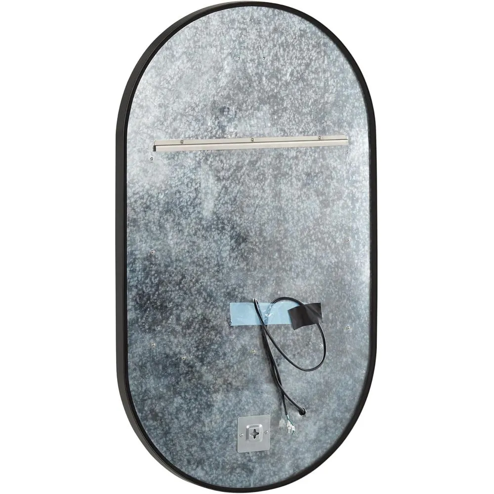 Signature Hardware 485304 Faysel 24x43" Transitional Oval Framed Bathroom Wall Mirror