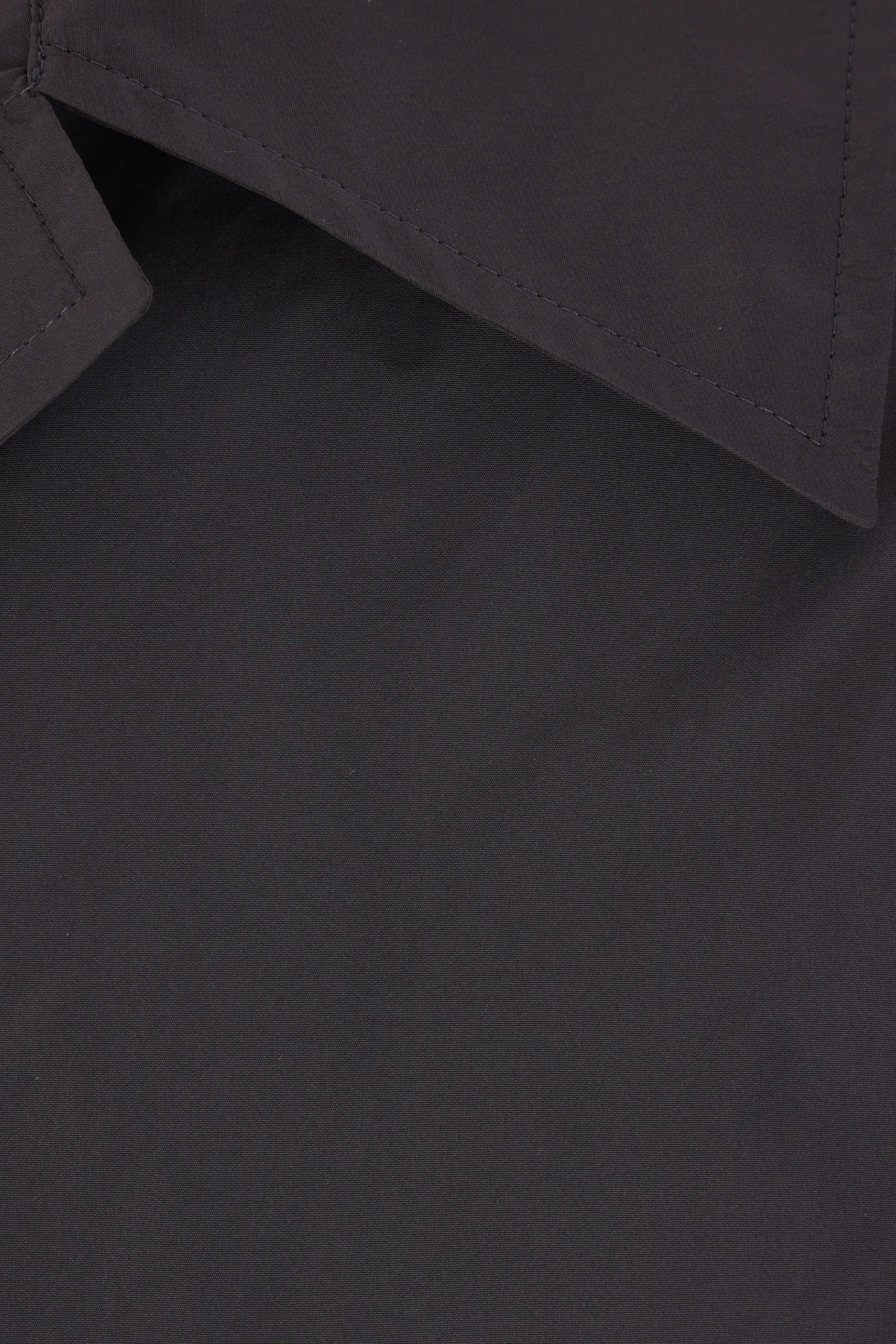 single-breasted coat in technical taffetà