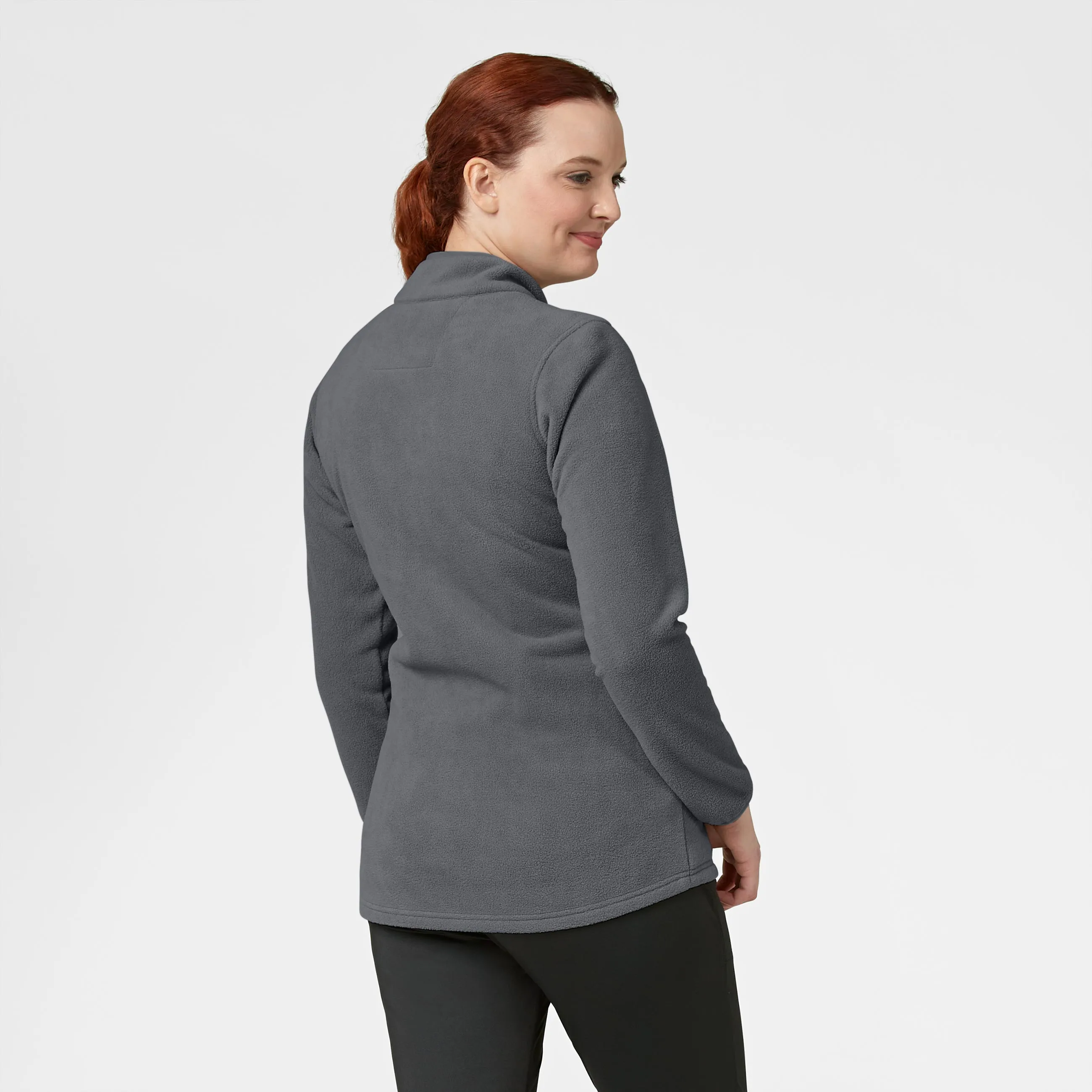 Slate Women's Micro Fleece Zip Jacket - Pewter
