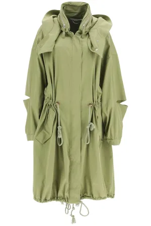 Stella McCartney Cut-Out Drawstring Waist Coat
