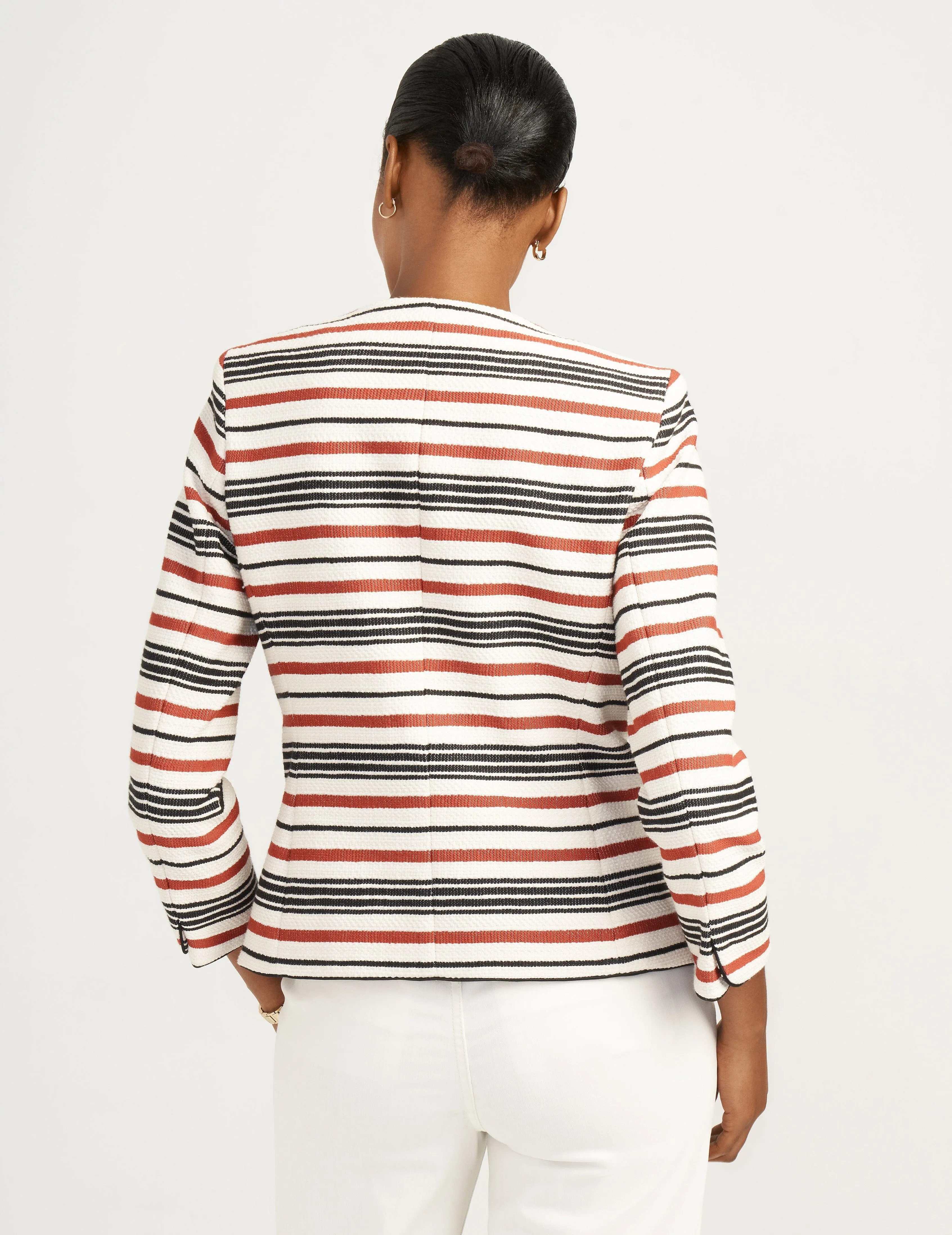 Stripe Tweed Jacket- Sale