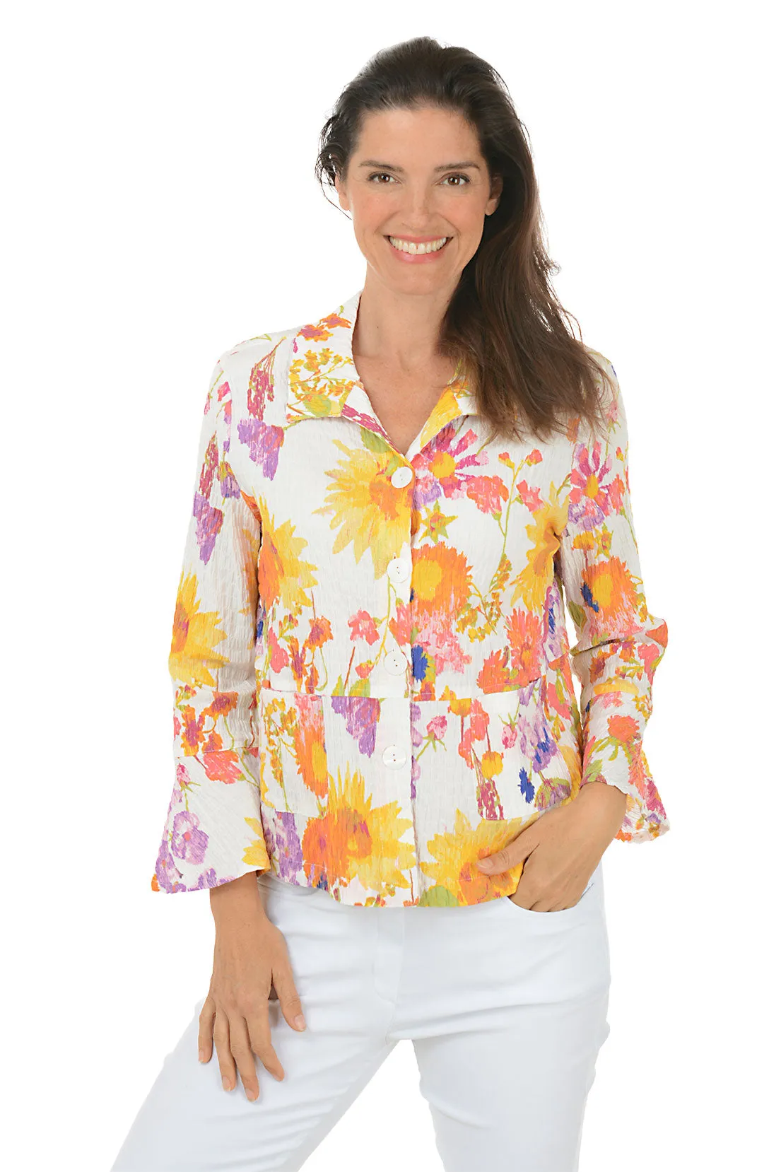 Sunflower Flounce Jacket